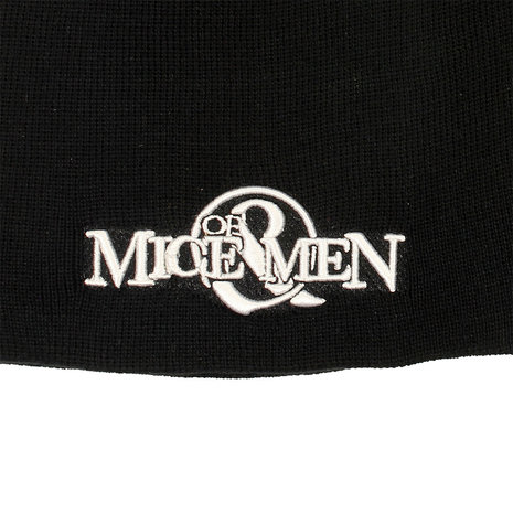 Band Merchandise Of Mice & Men Band Logo Beanie Mütze Schwarz – Offizielles Merchandise Band Merchandise Of Mice & Men Band Logo Beanie Mütze Schwarz – Offizielles Merchandise