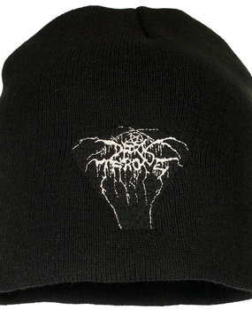 Band Merchandise Darkthrone Logo Beanie Hat Black Band Merchandise Darkthrone Logo Beanie Hat Black