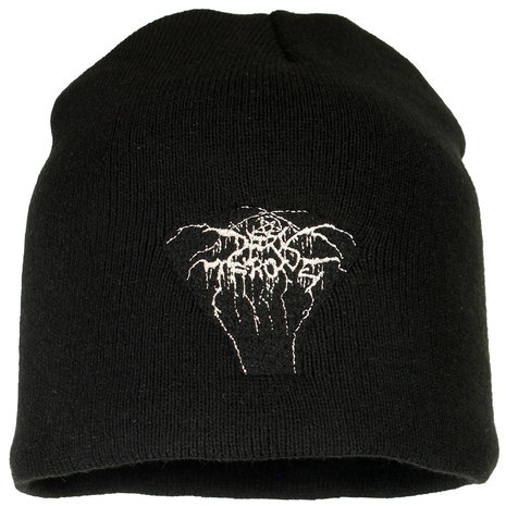 Band Merchandise Darkthrone Band Logo Beanie Hat Black - Official Merchandise Band Merchandise Darkthrone Band Logo Beanie Hat Black - Official Merchandise