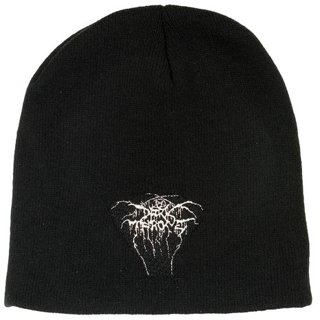 Band Merchandise Darkthrone Band Logo Beanie Mütze Schwarz – Offizielles Merchandise Band Merchandise Darkthrone Band Logo Beanie Mütze Schwarz – Offizielles Merchandise