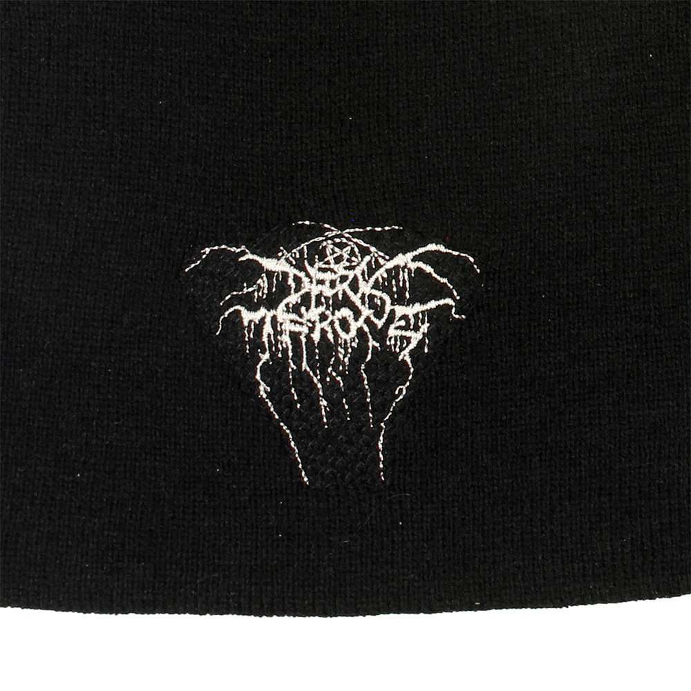 Band Merchandise Darkthrone Band Logo Beanie Hat Black - Official Merchandise Band Merchandise Darkthrone Band Logo Beanie Hat Black - Official Merchandise
