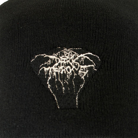 Band Merchandise Darkthrone Band Logo Beanie Muts Zwart - Officiële Merchandise Band Merchandise Darkthrone Band Logo Beanie Muts Zwart - Officiële Merchandise
