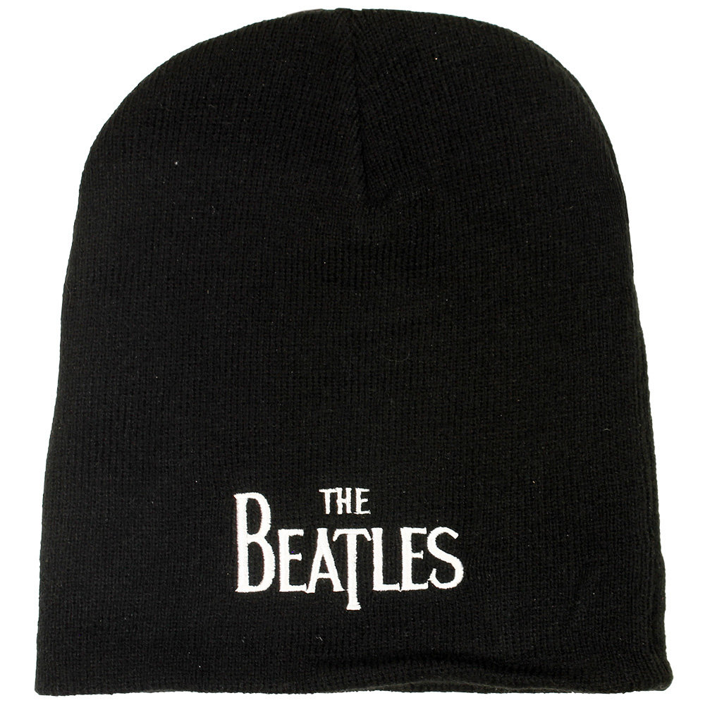 Band Merchandise The Beatles Band Logo Beanie Muts Zwart - Officiële Merchandise Band Merchandise The Beatles Band Logo Beanie Muts Zwart - Officiële Merchandise