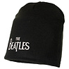 Band Merchandise The Beatles Band Logo Beanie Muts Zwart - Officiële Merchandise Band Merchandise The Beatles Band Logo Beanie Muts Zwart - Officiële Merchandise