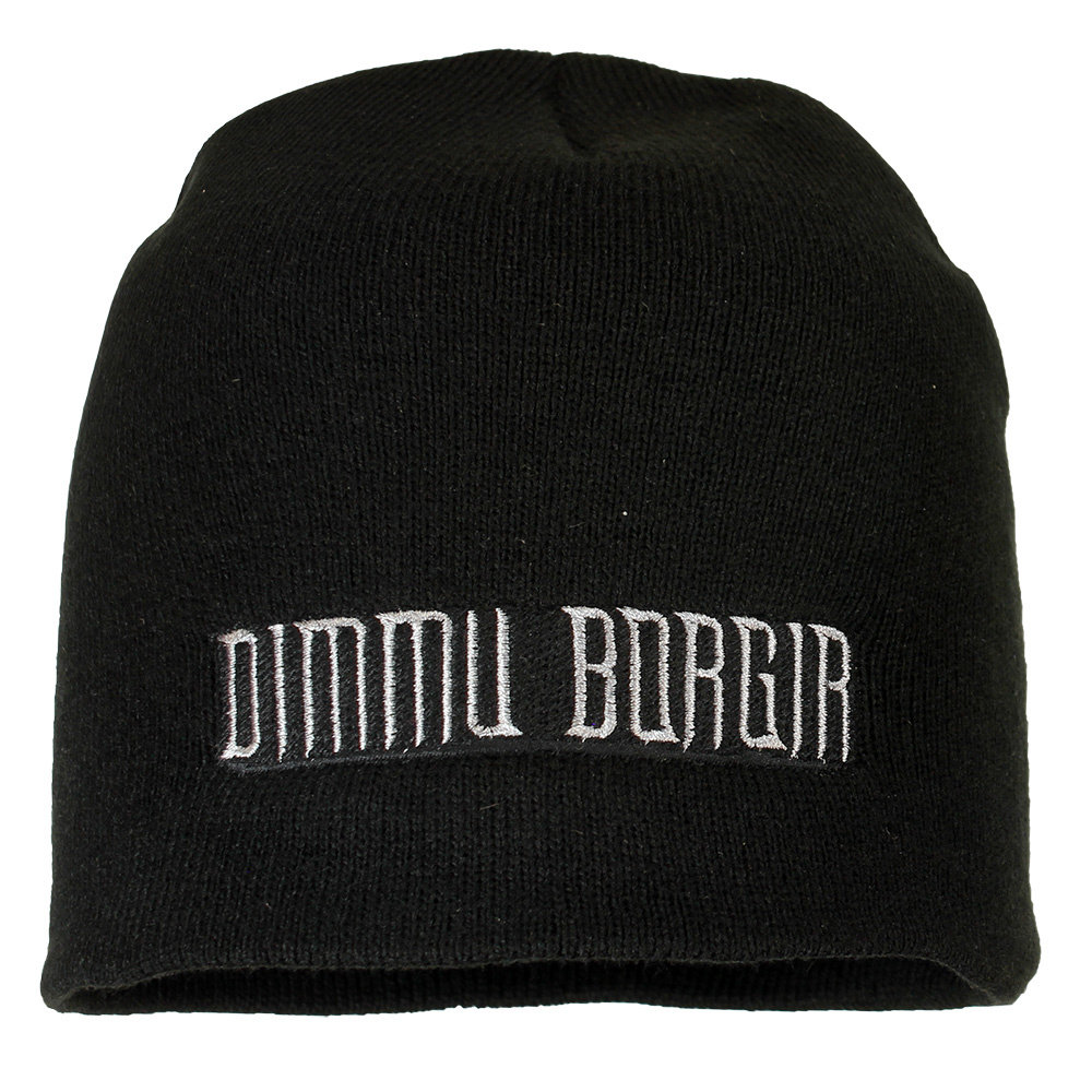 Band Merchandise Dimmu Borgir Band Logo Beanie Hat Black - Official Merchandise Band Merchandise Dimmu Borgir Band Logo Beanie Hat Black - Official Merchandise