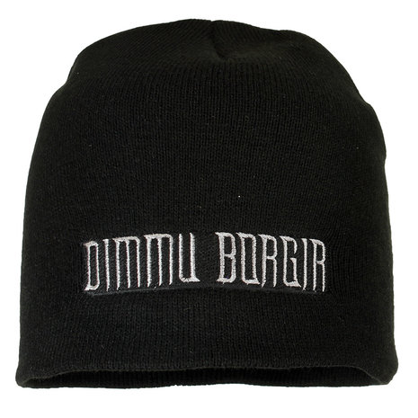 Band Merchandise Dimmu Borgir Band Logo Beanie Mütze Schwarz – Offizielles Merchandise Band Merchandise Dimmu Borgir Band Logo Beanie Mütze Schwarz – Offizielles Merchandise