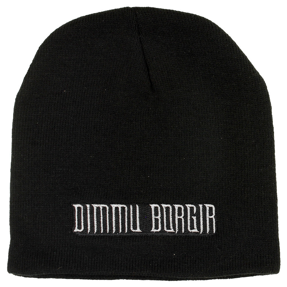Band Merchandise Dimmu Borgir Band Logo Beanie Muts Zwart - Officiële Merchandise Band Merchandise Dimmu Borgir Band Logo Beanie Muts Zwart - Officiële Merchandise