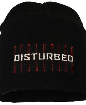Band Merchandise Disturbed Evolution Band Logo Beanie Hat Band Merchandise Disturbed Evolution Band Logo Beanie Hat