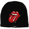 Band Merchandise The Rolling Stones Band Logo Beanie Hat Black - Official Merchandise