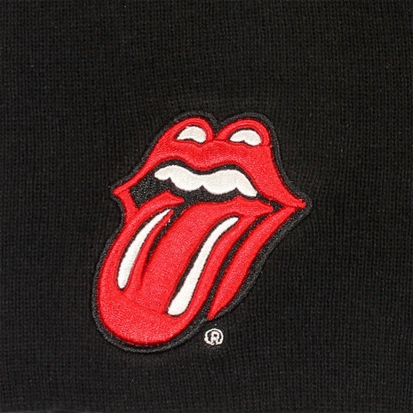 Band Merchandise The Rolling Stones Band Logo Beanie Hat Black - Official Merchandise
