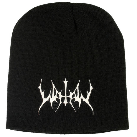 Band Merchandise Watain Band Logo Beanie Muts Zwart - Officiële Merchandise Band Merchandise Watain Band Logo Beanie Muts Zwart - Officiële Merchandise