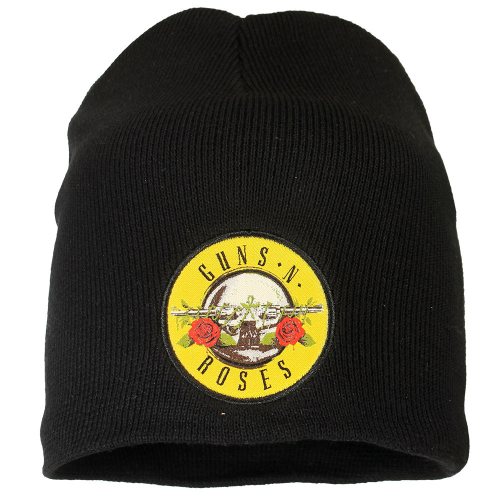 Band Merchandise Guns N'Roses Band Logo Beanie Mütze Schwarz – Offizielles Merchandise Band Merchandise Guns N'Roses Band Logo Beanie Mütze Schwarz – Offizielles Merchandise