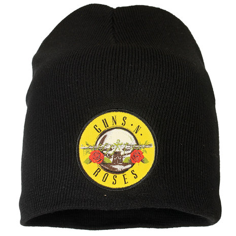 Band Merchandise Guns N'Roses Band Logo Beanie Hat Black - Official Merchandise Band Merchandise Guns N'Roses Band Logo Beanie Hat Black - Official Merchandise