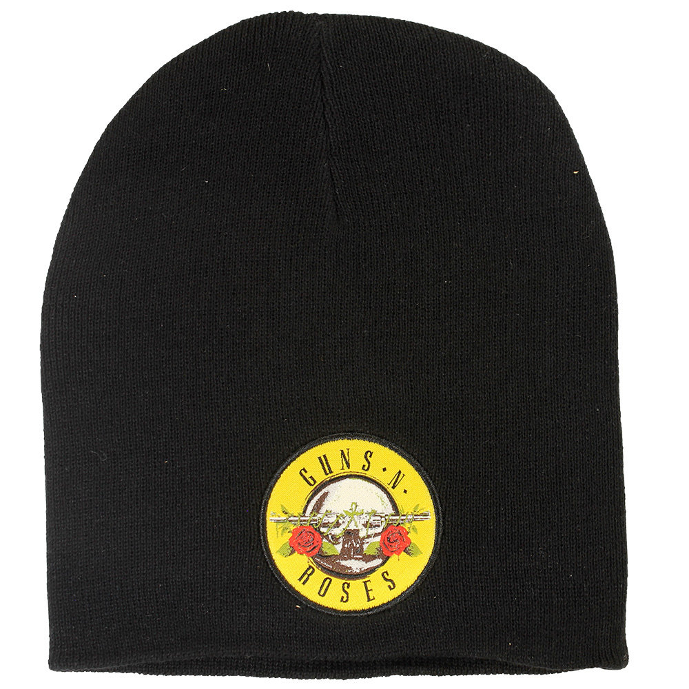 Band Merchandise Guns N'Roses Band Logo Beanie Hat Black - Official Merchandise Band Merchandise Guns N'Roses Band Logo Beanie Hat Black - Official Merchandise