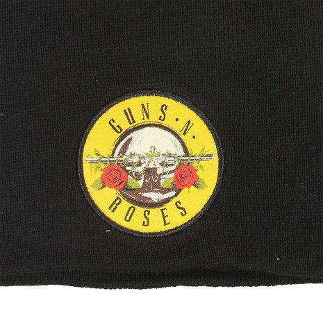 Band Merchandise Guns N'Roses Band Logo Beanie Hat Black - Official Merchandise Band Merchandise Guns N'Roses Band Logo Beanie Hat Black - Official Merchandise