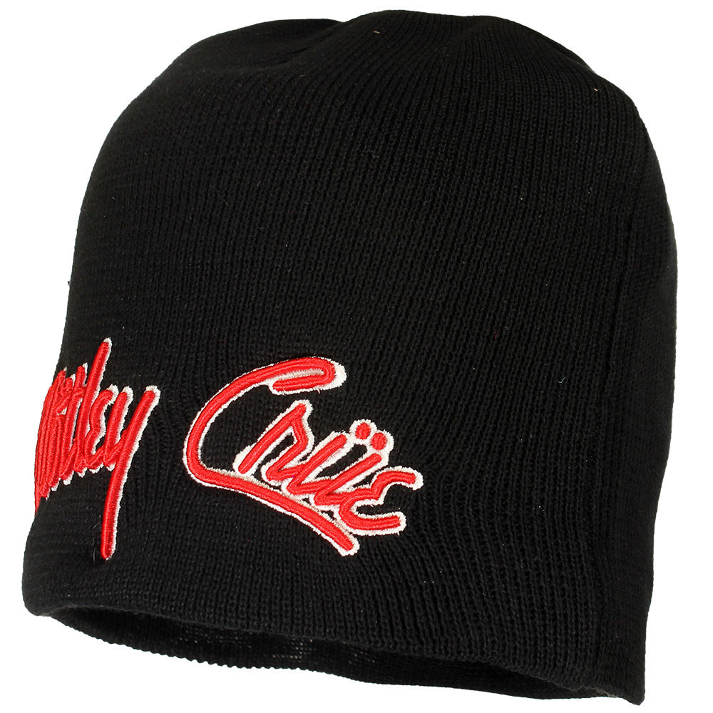 Band Merchandise Mötley Crue Band Logo Beanie Muts Zwart - Officiële Merchandise