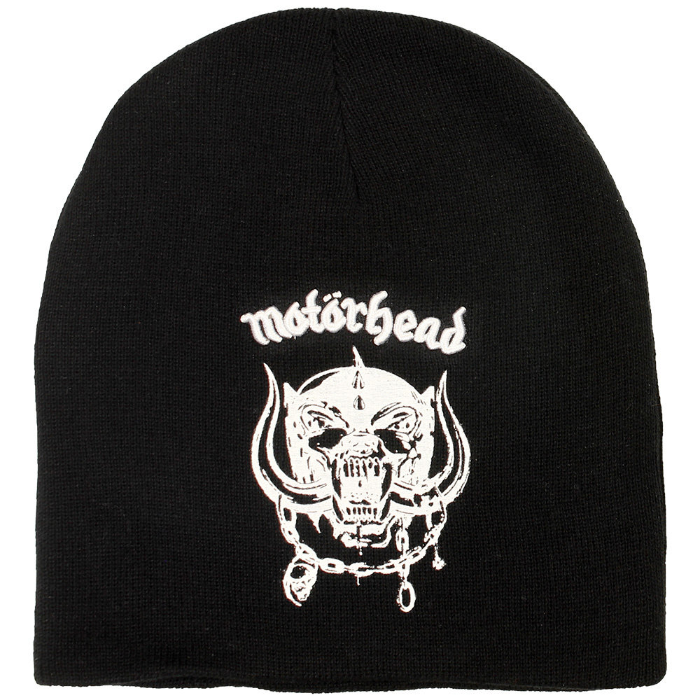 Band Merchandise Motorhead Warpig Band Logo Beanie Muts Zwart - Officiële Merchandise