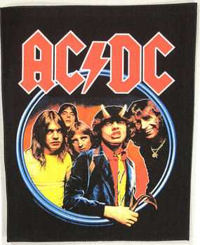 Band Merchandise AC/DC Highway To Hell Design Large Backpatch Band Merchandise AC/DC Highway To Hell Design Large Backpatch