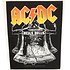 AC/DC Hells Bells Motief Grote Rugpatch AC/DC Hells Bells Motief Grote Rugpatch