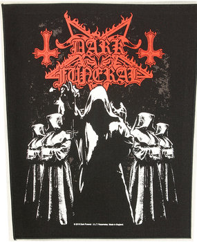 Band Merchandise Dark Funeral Shadow Monks Design Large Backpatch Band Merchandise Dark Funeral Shadow Monks Design Large Backpatch