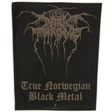 Band Merchandise Darkthrone True Norwegian Black Metal Motiv großer Rückenaufnäher Band Merchandise Darkthrone True Norwegian Black Metal Motiv großer Rückenaufnäher