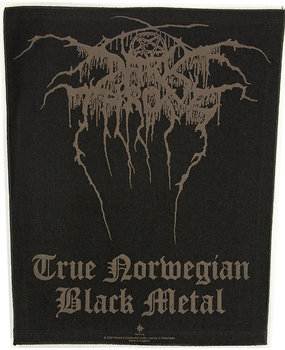Band Merchandise Darkthrone True Norwegian Black Metal Design Large Backpatch Band Merchandise Darkthrone True Norwegian Black Metal Design Large Backpatch