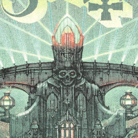 Band Merchandise Ghost Meliora Design Large Backpatch Multicolor - Official Merchandise Band Merchandise Ghost Meliora Design Large Backpatch Multicolor - Official Merchandise