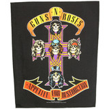Band Merchandise Guns N’ Roses Appetite For Destruction Motief Grote Rugpatch Band Merchandise Guns N’ Roses Appetite For Destruction Motief Grote Rugpatch