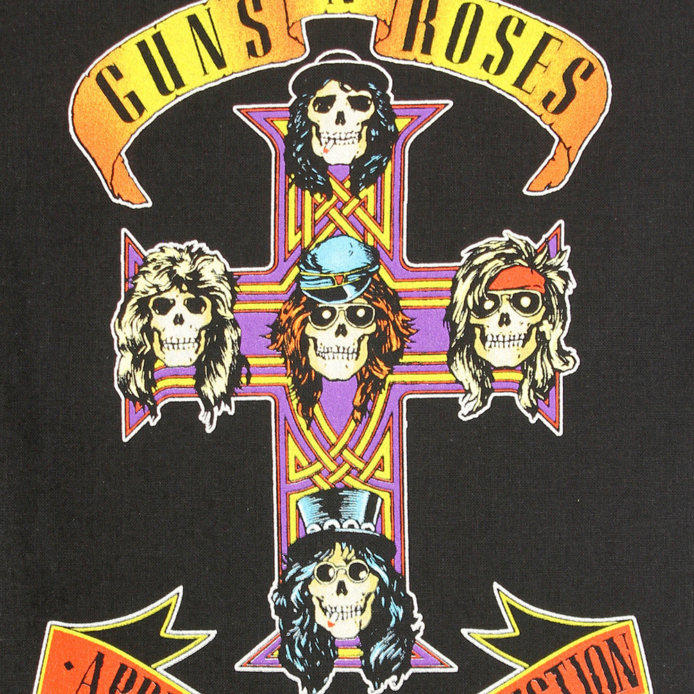 Band Merchandise Guns N’ Roses Appetite For Destruction Motief Grote Rugpatch Multicolor - Officiële Merchandise Band Merchandise Guns N’ Roses Appetite For Destruction Motief Grote Rugpatch Multicolor - Officiële Merchandise