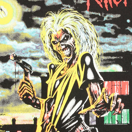 Band Merchandise Iron Maiden Killers Motief Grote Rugpatch Multicolor - Officiële Merchandise Band Merchandise Iron Maiden Killers Motief Grote Rugpatch Multicolor - Officiële Merchandise