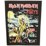 Band Merchandise Iron Maiden Killers Motief Grote Rugpatch Band Merchandise Iron Maiden Killers Motief Grote Rugpatch