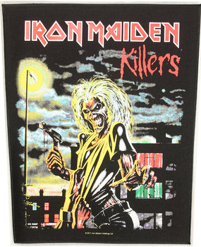 Band Merchandise Iron Maiden Killers Design Large Backpatch Band Merchandise Iron Maiden Killers Design Large Backpatch