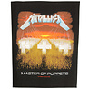 Band Merchandise Metallica Master Of Puppets Design Large Backpatch Black/Orange  - Official Merchandise
