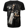 Rock Eagle / Biker T-Shirts Hitman Skeleton Twee Badass Guns T-Shirt Zwart / Grijs