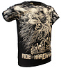 Rock Eagle Biker Ride Hard Die Fast Cemetery T-Shirt Zwart / Grijs - Officially Licensed Rock Eagle Biker Ride Hard Die Fast Cemetery T-Shirt Zwart / Grijs - Officially Licensed