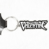 Band Merchandise Bullet For My Valentine Metal Logo Keychain