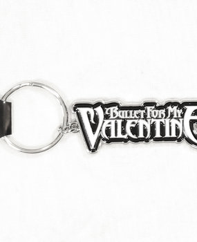 Band Merchandise Bullet For My Valentine Metall-Logo-Schlüsselanhänger Band Merchandise Bullet For My Valentine Metall-Logo-Schlüsselanhänger