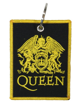 Classic Black Worldwide Shipping Queen T-Shirt | Logo Crest Band