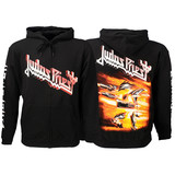 Band Merchandise Judas Priest Firepower Reißverschluss-Hoodie-Pullover-Weste