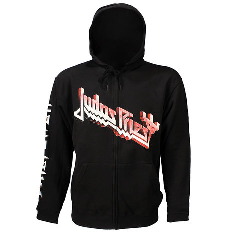 Band Merchandise Judas Priest Firepower Zipper Hoodie Sweater Jacket Black/Orange - Official Merchandise Band Merchandise Judas Priest Firepower Zipper Hoodie Sweater Jacket Black/Orange - Official Merchandise