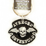 Band Merchandise Avenged Sevenfold Death Bat Metalen Enamel Fill-In Logo Sleutelhanger Band Merchandise Avenged Sevenfold Death Bat Metalen Enamel Fill-In Logo Sleutelhanger