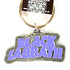 Black Sabbath Metal Enamel Fill-In Logo Keychain Black Sabbath Metal Enamel Fill-In Logo Keychain