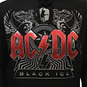 Band Merchandise AC/DC Black Ice Logo Hoodie Pullover Sweater Black - Official Merchandise Band Merchandise AC/DC Black Ice Logo Hoodie Pullover Sweater Black - Official Merchandise