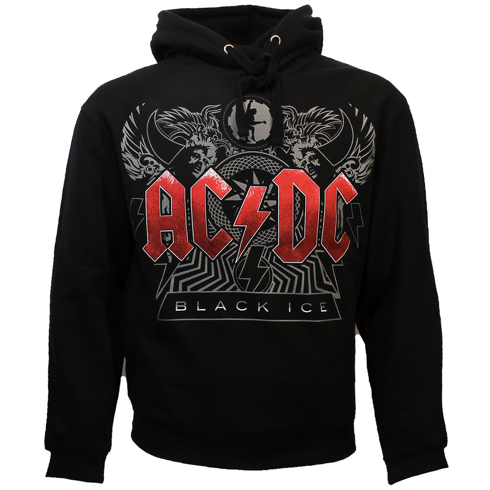 AC DC Black Ice Logo Hoodie Sweater Official Merchandise
