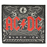 Band Merchandise AC/DC Black Ice Logo Standard Woven Patch Embleem Zwart/Rood - Officiële Merchandise Band Merchandise AC/DC Black Ice Logo Standard Woven Patch Embleem Zwart/Rood - Officiële Merchandise