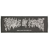 Band Merchandise Cradle Of Filth Classic Logo Standard Woven Patch Embleem Band Merchandise Cradle Of Filth Classic Logo Standard Woven Patch Embleem
