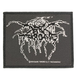 Band Merchandise Darkthrone Lurex Logo Standard gewebtes Patch-Emblem Band Merchandise Darkthrone Lurex Logo Standard gewebtes Patch-Emblem