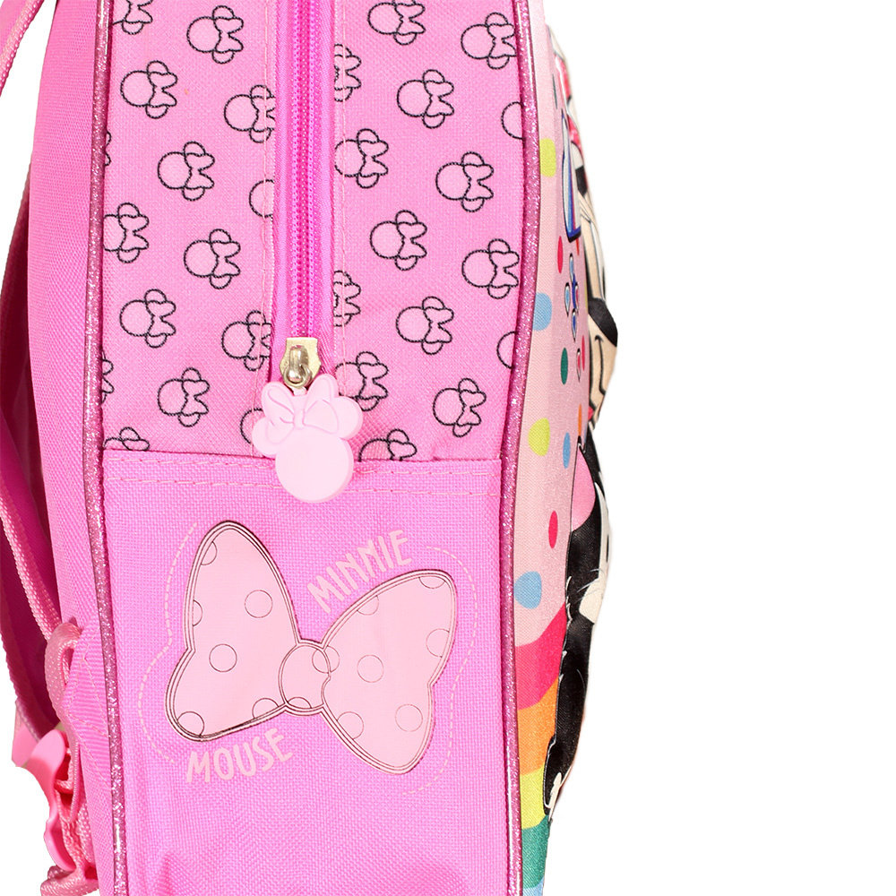 Minnie Mouse Minnie Rainbow 3D Kids Kleine Rugtas Roze - Officiële Merchandise Minnie Mouse Minnie Rainbow 3D Kids Kleine Rugtas Roze - Officiële Merchandise