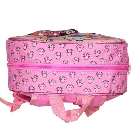 Minnie Mouse Minnie Rainbow 3D Kids Kleine Rugtas Roze - Officiële Merchandise Minnie Mouse Minnie Rainbow 3D Kids Kleine Rugtas Roze - Officiële Merchandise
