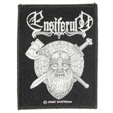 Band Merchandise Ensiferum Sword and Axe Logo Standard Woven Patch Embleem Band Merchandise Ensiferum Sword and Axe Logo Standard Woven Patch Embleem